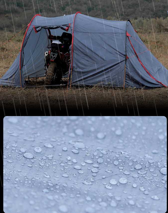 Turystyczny namiot CampingMoto - wodoodporny, wiatroszczelny…