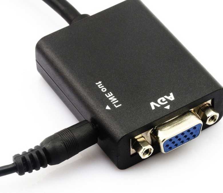 Tanio Adapter HDMI do VGA 1080P PS4 PC Audio TV… sklep