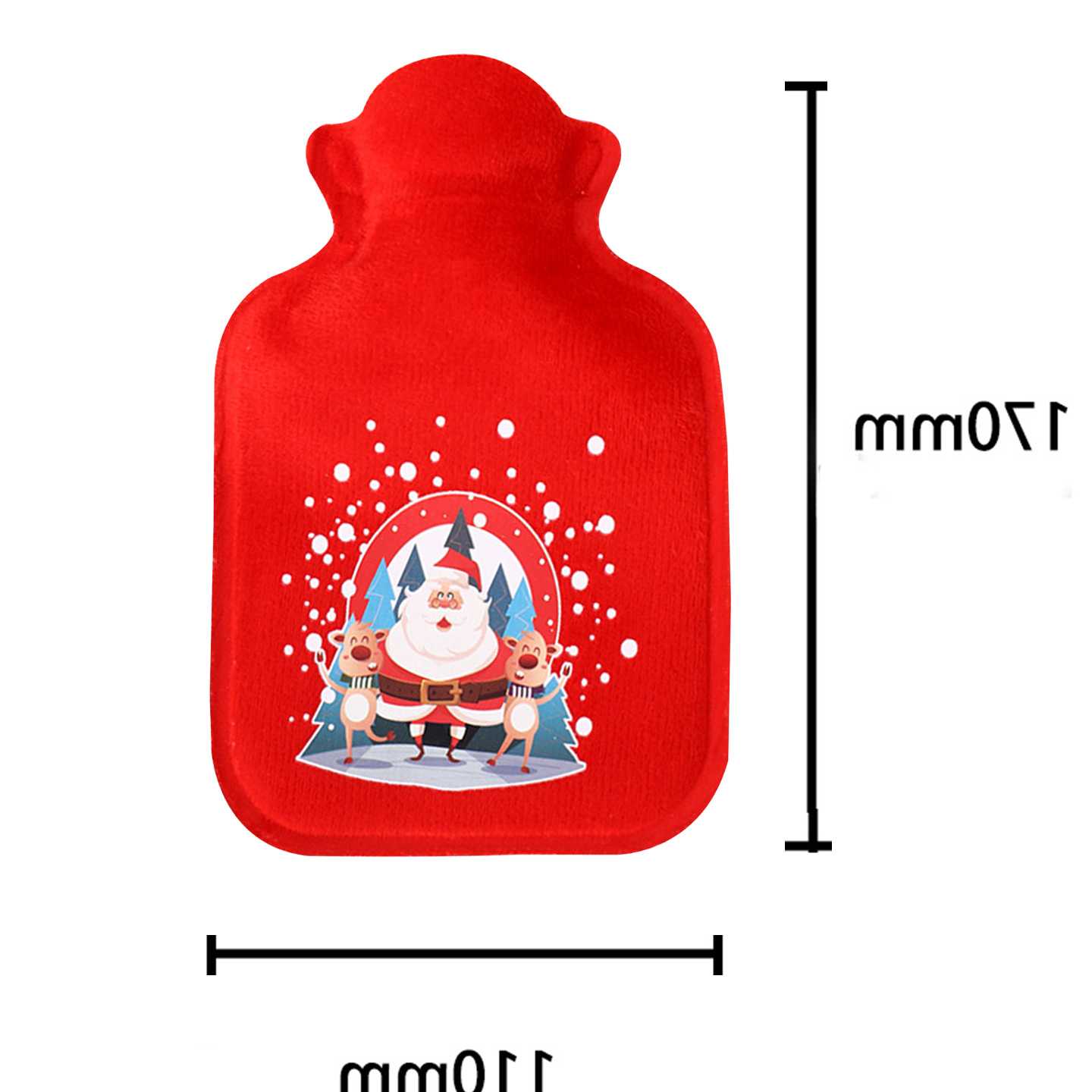 Tanio Bożonarodzeniowy termofor z pluszowym Mikołajem - ciepła wod… sklep