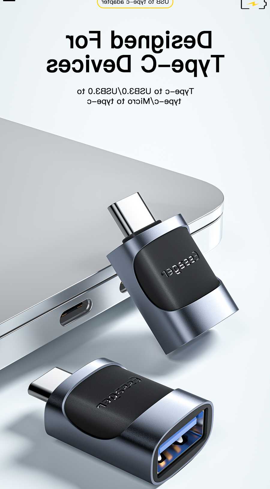 Tanie Essager OTG Adapter USB-C do Micro USB-C OTG Adapter do Macb… sklep internetowy