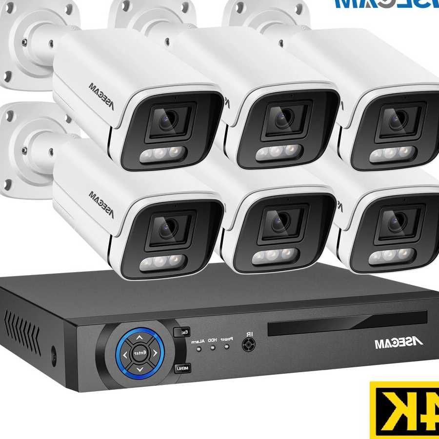 Tanie Nowy System kamer bezpieczeństwa 4K 8MP mikrofon Audio CCTV …