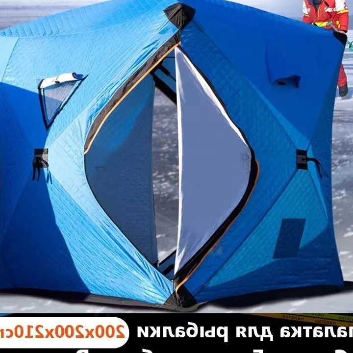 Tanie Ciepłe zimowe namioty wędkarskie na lód duże przestronne pot…