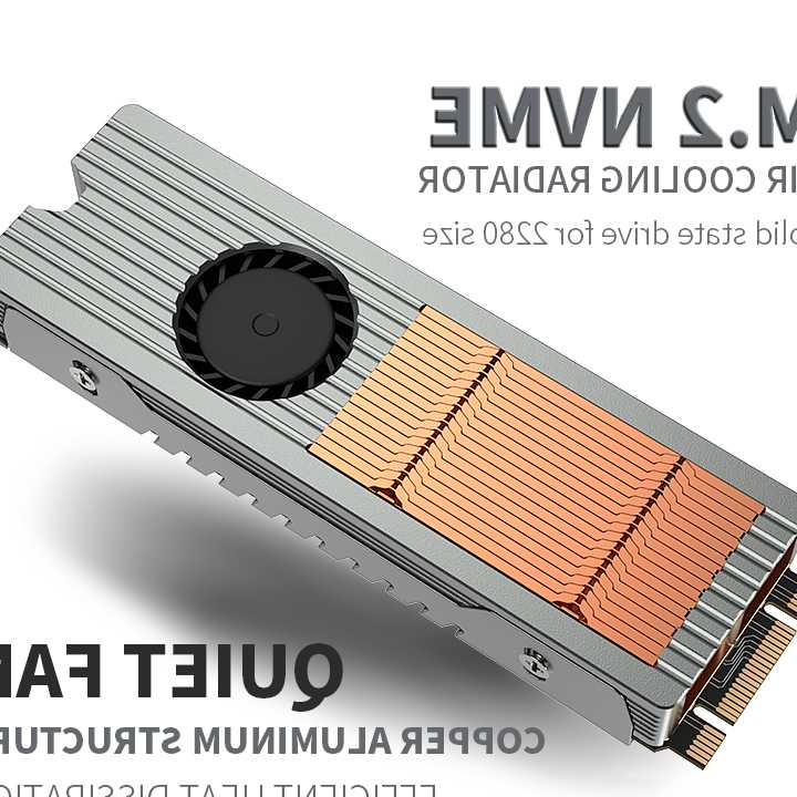 Tanie Radiator AluAir M.2 NVME SSD Copper 2280 HDD Semiconductor A… sklep
