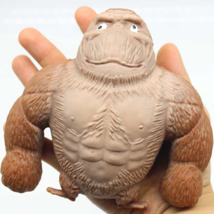 Tanie Dekompresyjne Gorilla śmieszne Vent Toy symulacja mąki szczy…