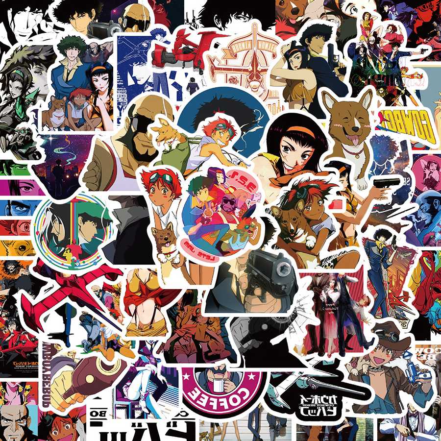 Opinie 10/50 sztuk Cowboy Bebop naklejki Anime Graffiti naklejki na… sklep online