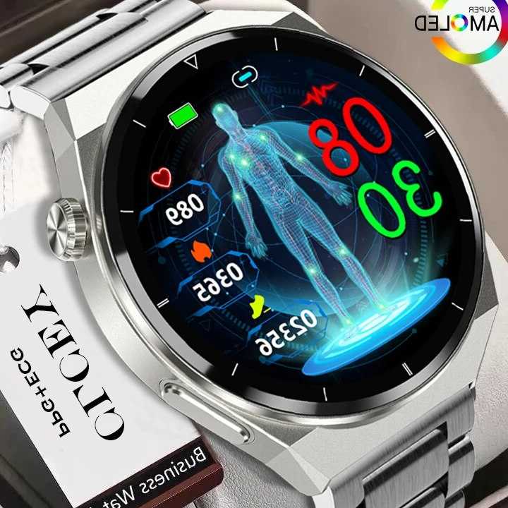 Tanie Sangao Laser - inteligentny zegarek mężczyzn 2023 z EKG+PPG,…