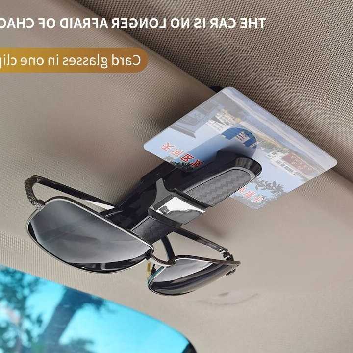 Tanie Samochodowa oprawka do okularów słonecznych rachunki z włókn…