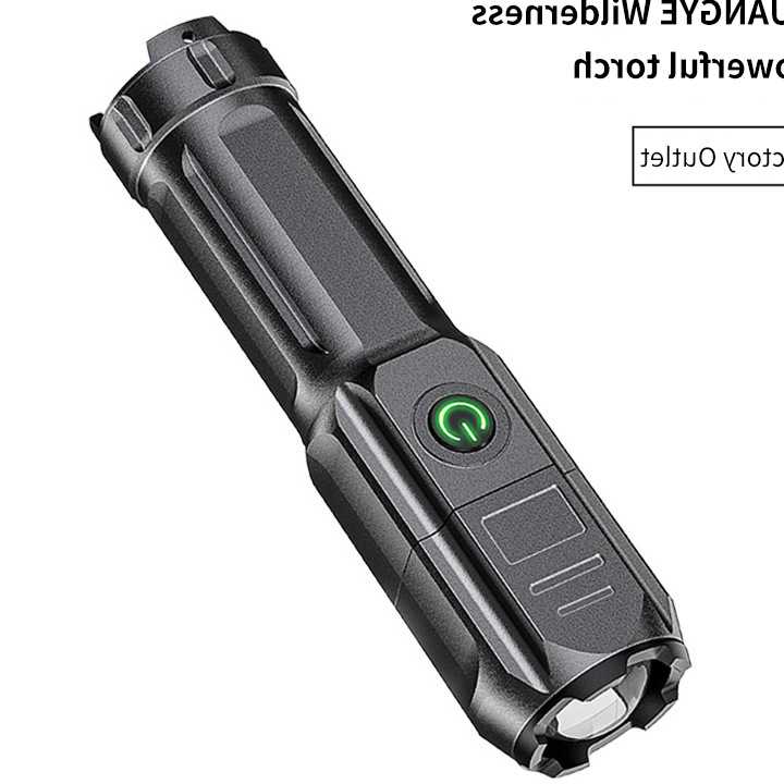Tanie ZoomLight - Teleskopowa latarka USB z silnym światłem, przen…