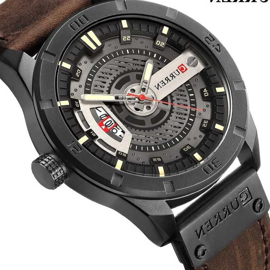 Tanie Luksusowy zegarek marki CURREN mężczyźni wojskowy sport zega…