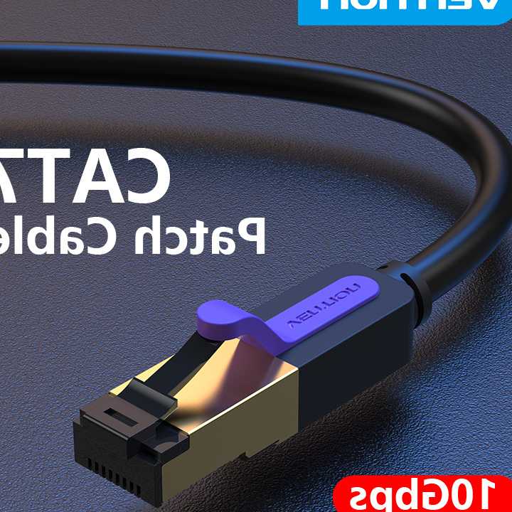 Tanie Kabel Ethernet RJ45 Cat7 Vention - przewód Lan STP, kompatyb…