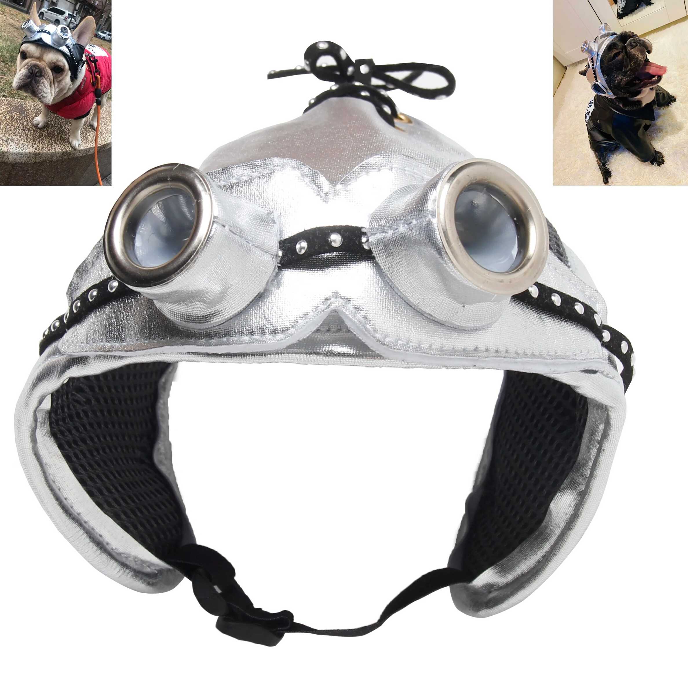 Tanie Retro Pilot czapka dla psa - uroczy kostium dla zwierząt w s… sklep