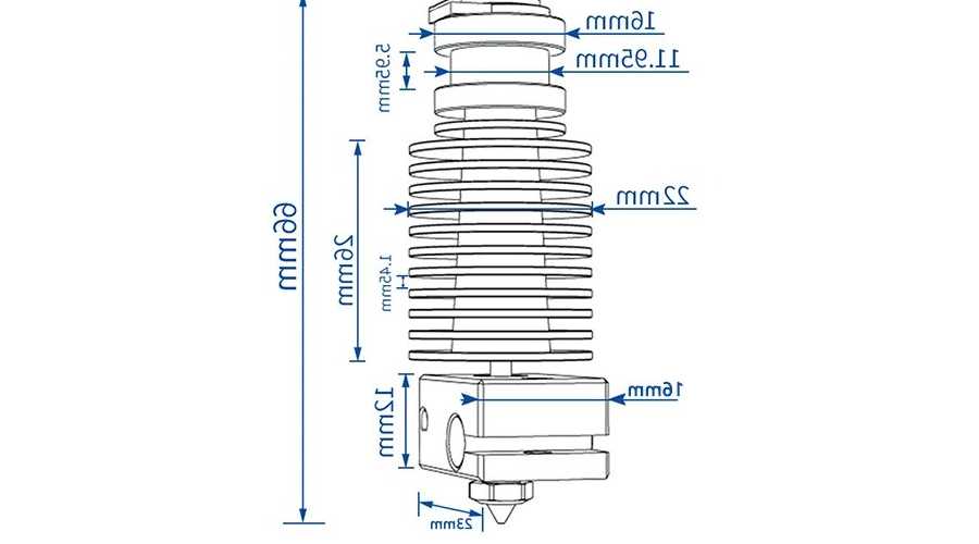 Tanio Gardło bimetaliczne V6 dla drukarki 3D Prusa Voron z dyszą E… sklep