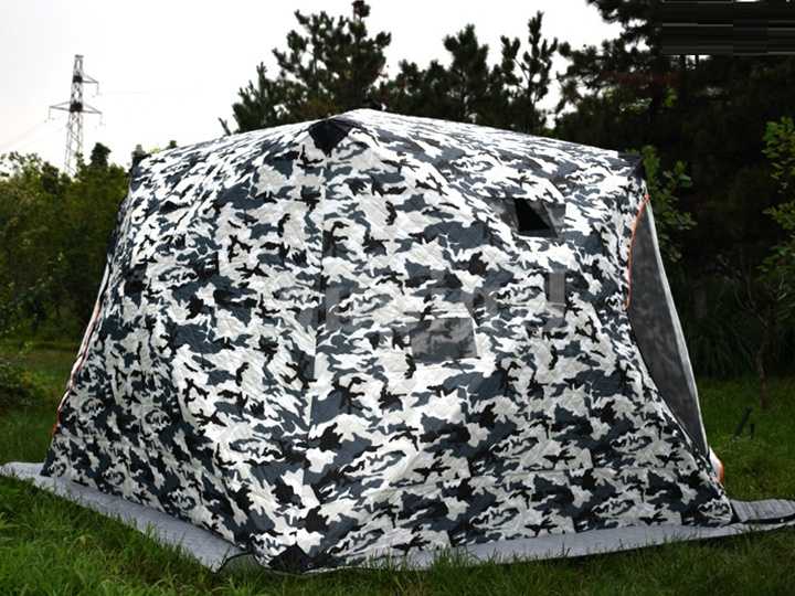 Zimowy namiot wędkarski z 3-warstwową zagęszczoną bawełną i …