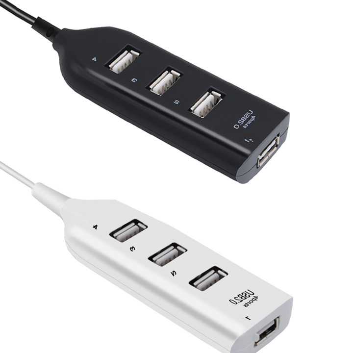 Tanie Szybki Hub USB 4 Port USB 2.0 z kablem Mini USB - rozdzielac… sklep